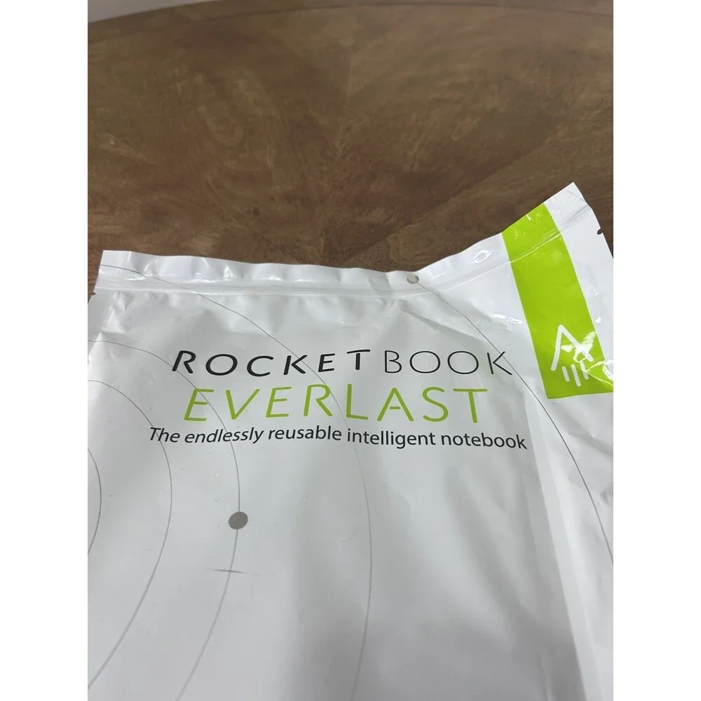 Rocketbook Smart Reusable Notebook Dot Grid Letter Plum Spiral Notebook New